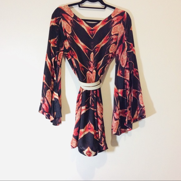 •T-BAGS / Flame Mini Shift Dress or Tunic - Picture 2 of 5